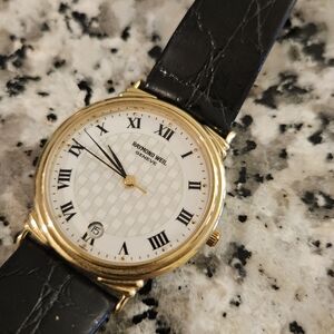 Raymond Weil Gold and Black Men's Watch